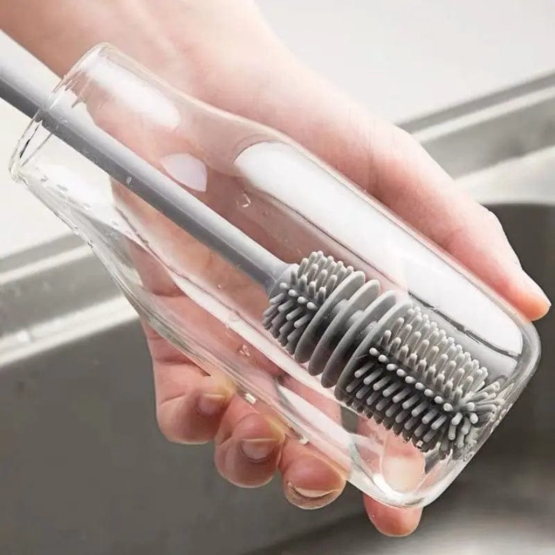 Brosse pour nettoyer une gourde