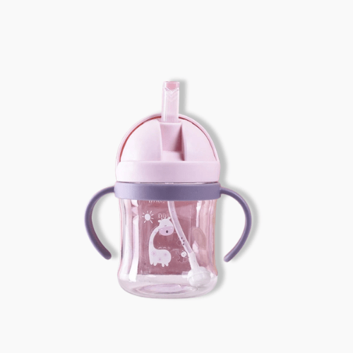 Gourde bébé animal Rose / 250ml / Girafe