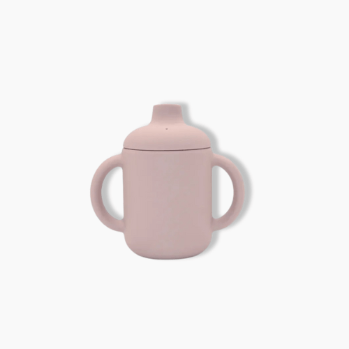 gourde bébé | silicone Rose clair / 120ml