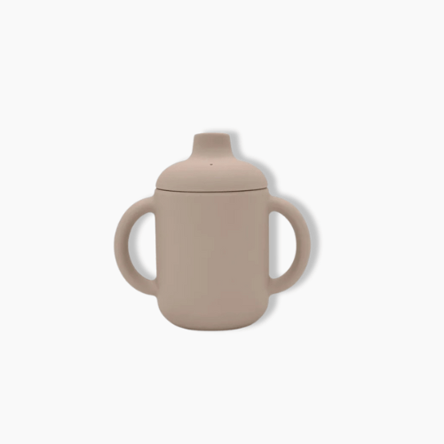 gourde bébé | silicone Taupe clair / 120ml