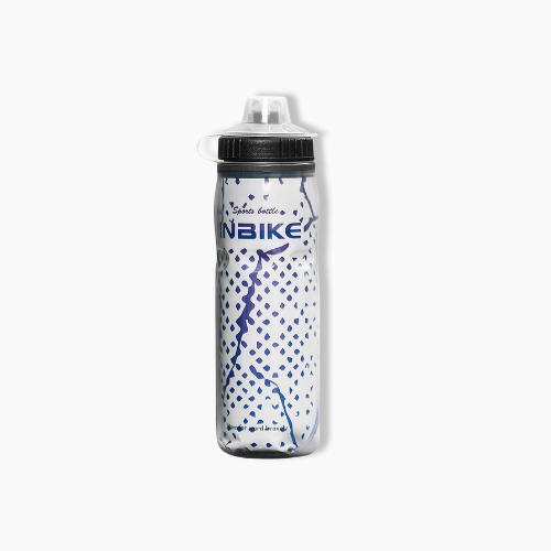 Gourde de cycliste Blanc / Violet / 600ml