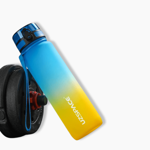 Gourde de sport design Bleu / Jaune / 1000ml