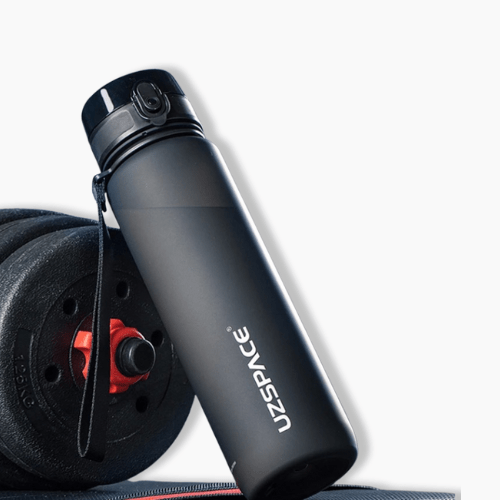 Gourde de sport design Noir / 1000ml