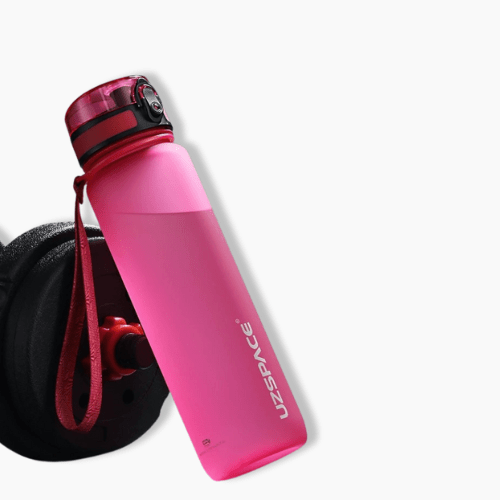 Gourde de sport design Rose / 1000ml