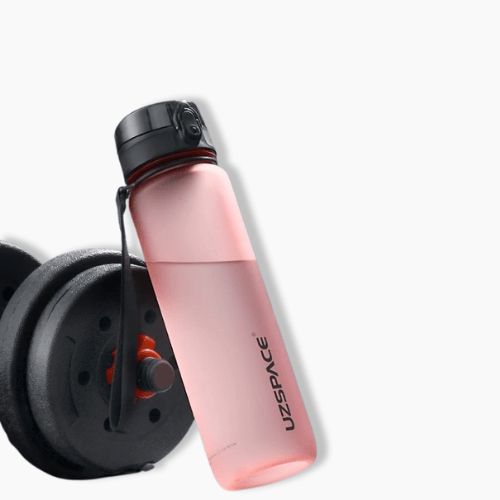 Gourde de sport design Rose brillant / 1000ml