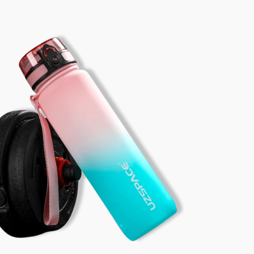 Gourde de sport design Rose / Turquoise / 1000ml