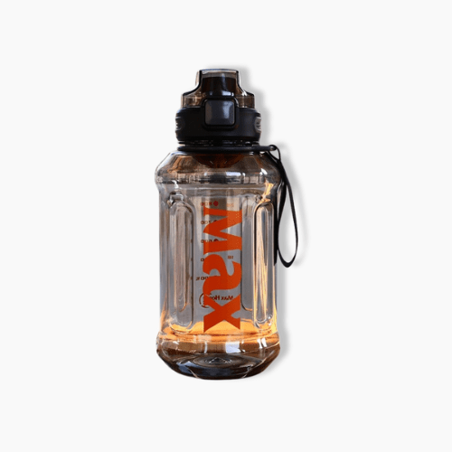 Gourde en plastique portable Noir / 1200ml