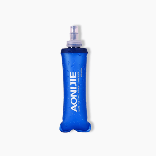 Gourde en silicone pliable Bleu / 250ml