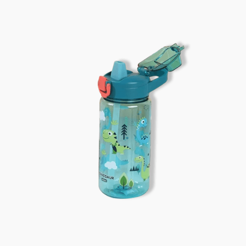 Gourde enfant avec paille Vert / 600ml