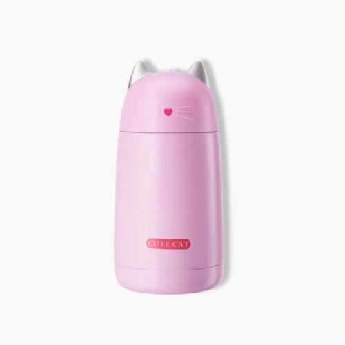 Gourde enfant chat Rose / 350ml