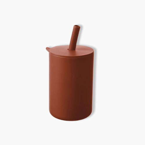 Gourde enfant en silicone Terracotta / 150ml