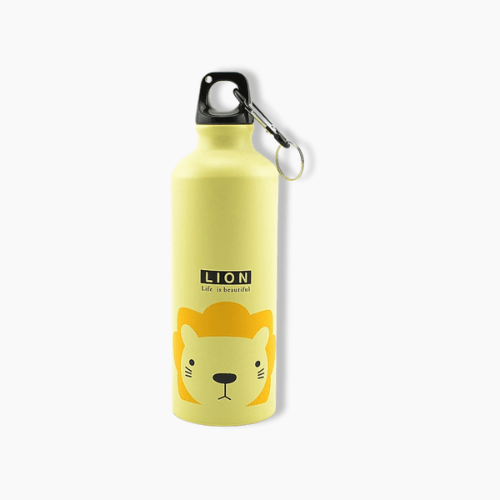 Gourde enfant isotherme Jaune / 500ml / Lion