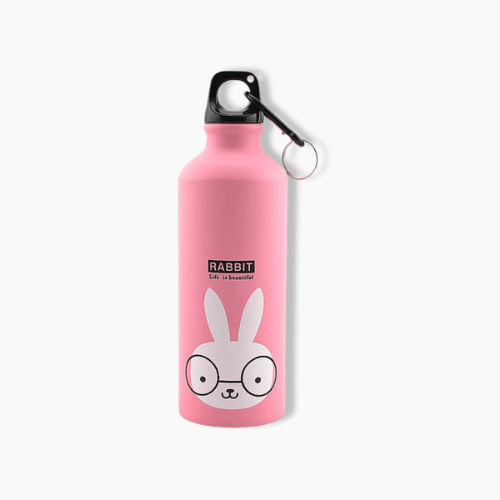 Gourde enfant isotherme Rose / 500ml / Lapin