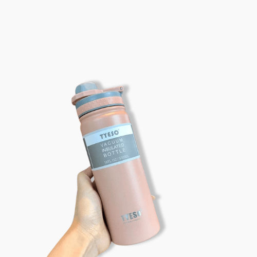 Gourde isotherme anti-fuite Rose / 530ML