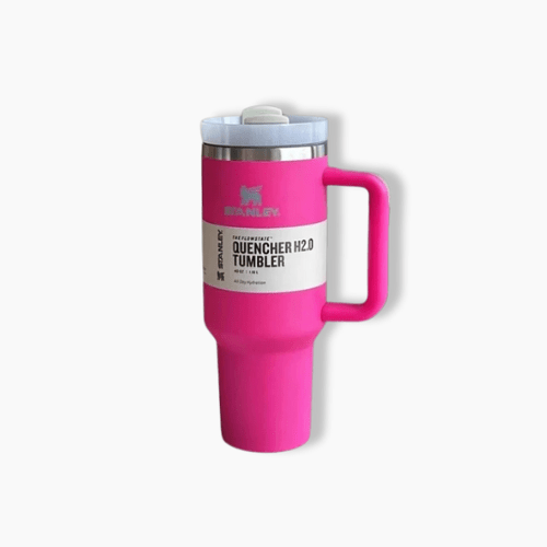  Gourde isotherme avec paille Fushia / 1200ml