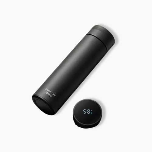 Gourde isotherme thermos LED Noir / 480ML