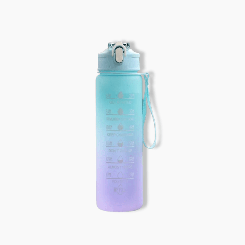 gourde plastique bio Vert / Violet / 900ml