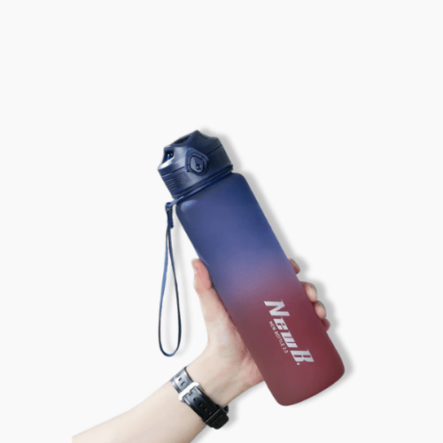 Gourde sport 1L Bleu / Rouge / 1000ml